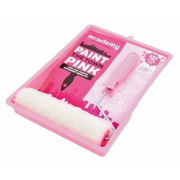 Academy Brushware - General Brushware - Paint Brushes & Accessories - Roller Sets - Pink