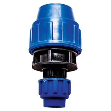Araf Industries - Pipe Fittings - PP Compression Fittings - Black/Blue