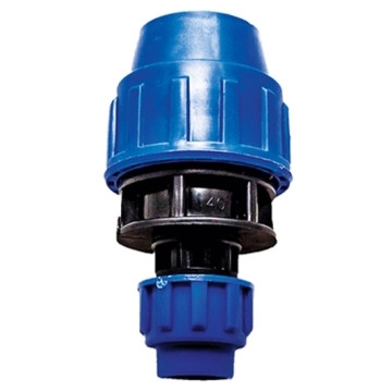 Araf Industries - Pipe Fittings - PP Compression Fittings - Black/Blue