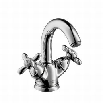 Axor - Carlton - Taps - Basin Mixers - Chrome/Gold-Optic