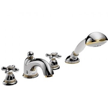 Axor - Carlton - Taps - Bath Mixers - Chrome/Gold-Optic