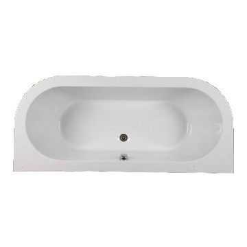 Plexicor (Sanitaryware) - Henley D - Baths - Built-In - White