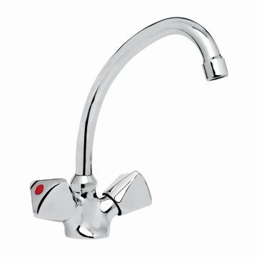 Isca (Taps & Mixers) - Tri - Taps - Sink Mixers - Chrome