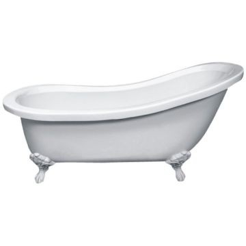 Libra (Sanitaryware) - Victorian Slipper - Baths - Freestanding - White