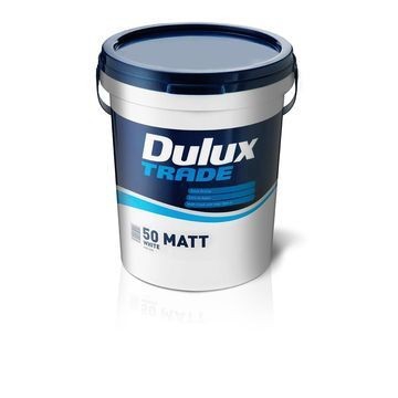 Dulux - Dulux Trade 50 Matt - Paint - Interior & Exterior - Matt White