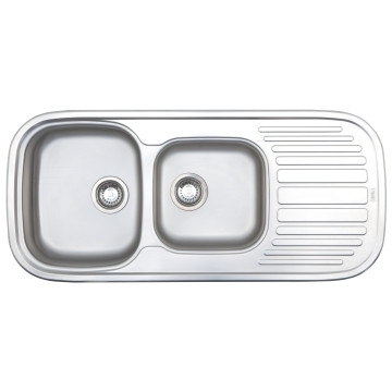 Franke (Kitchen Systems) - Quinline QLX621-110 - Sinks - Drop-In - Stainless Steel Satin