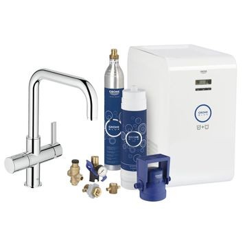 Grohe - GROHE Blue Chilled & Sparkling - Taps - Sink Mixers - Chrome