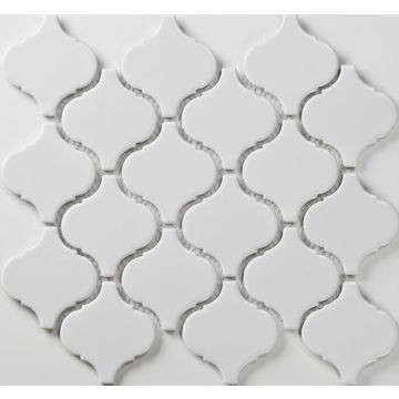 Kirk Mosaics - 5mm Porcelain Mosaics - Tiles - Mosaics - Gloss White
