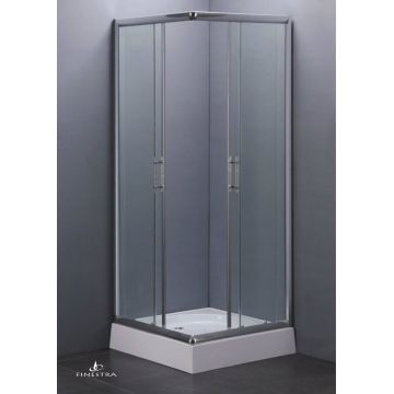 Finestra - Corner Entry - Showers - Doors - Silver/Clear