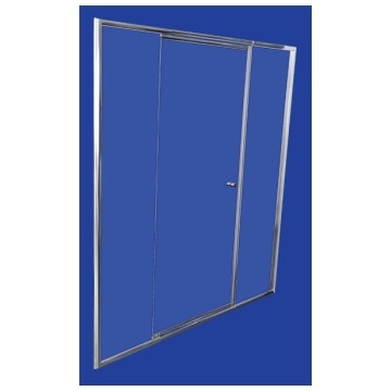 Finestra - Mono Telescopic - Showers - Doors - Silver/Clear