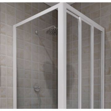 Primador - Showers - Return Panels - Silver Grey/Clear