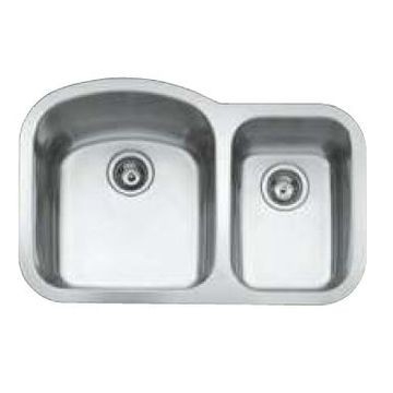 Teka - BE 2B D 800 R - Sinks - Underslung - Polished Stainless Steel