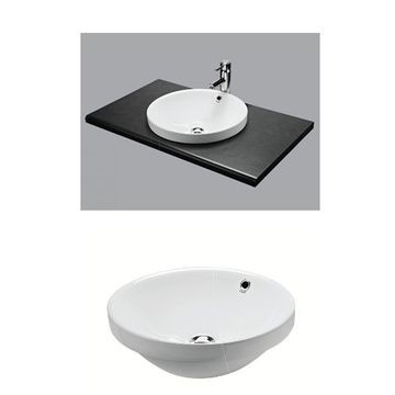 Vaal Sanitaryware - Jade Art - Basins - Drop-In - White