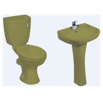 Vaal Sanitaryware - Hibiscus Elite - Toilets - Close-Coupled - Avocado