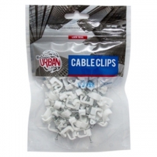Araf Industries - Electrical Accessories - Cable Clips - White