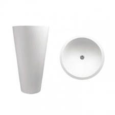 Dado Creations - Pillar - Basins - Freestanding - Gloss White